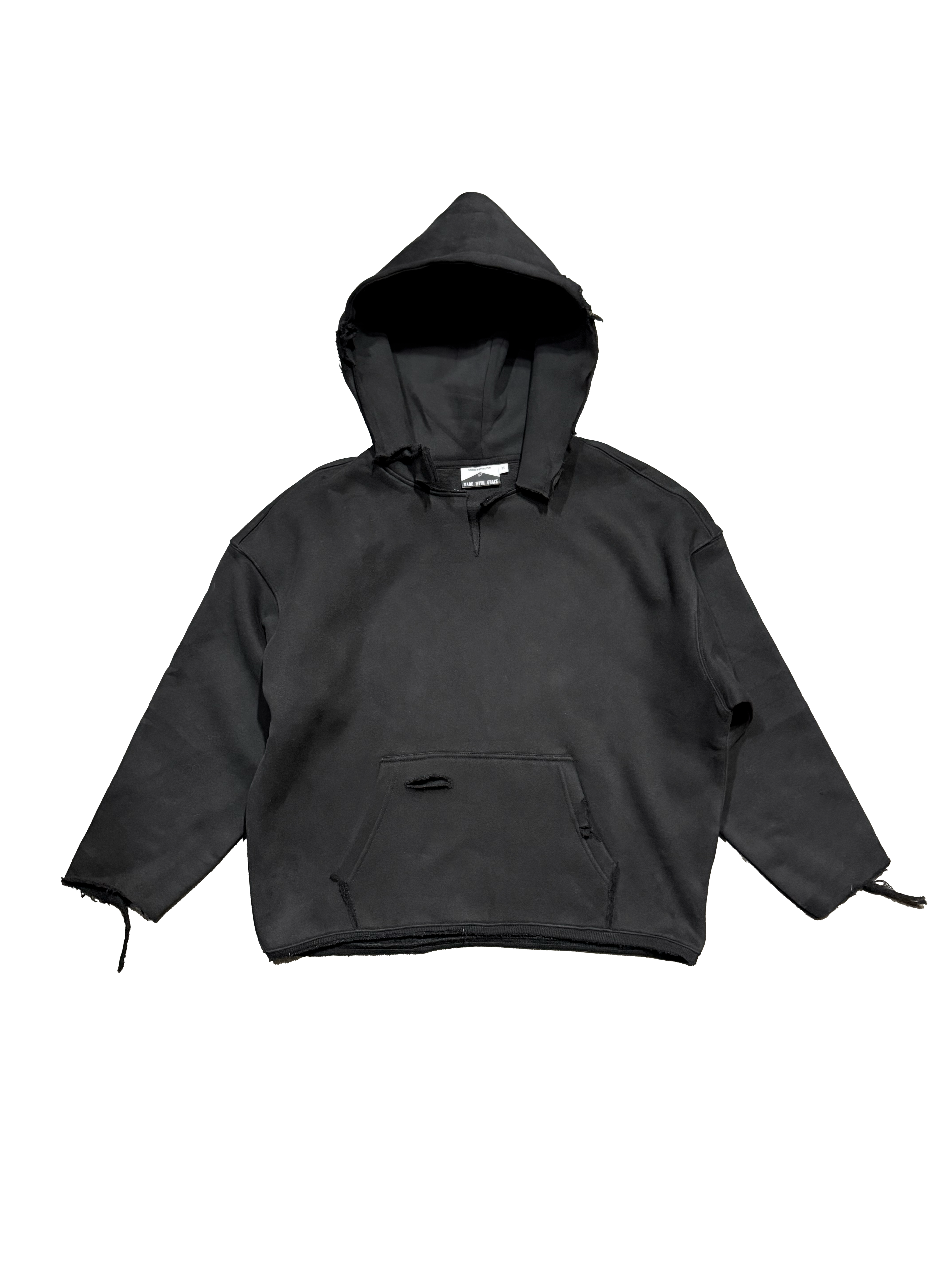 THRASHED ALWAYS JESUS HOODIE