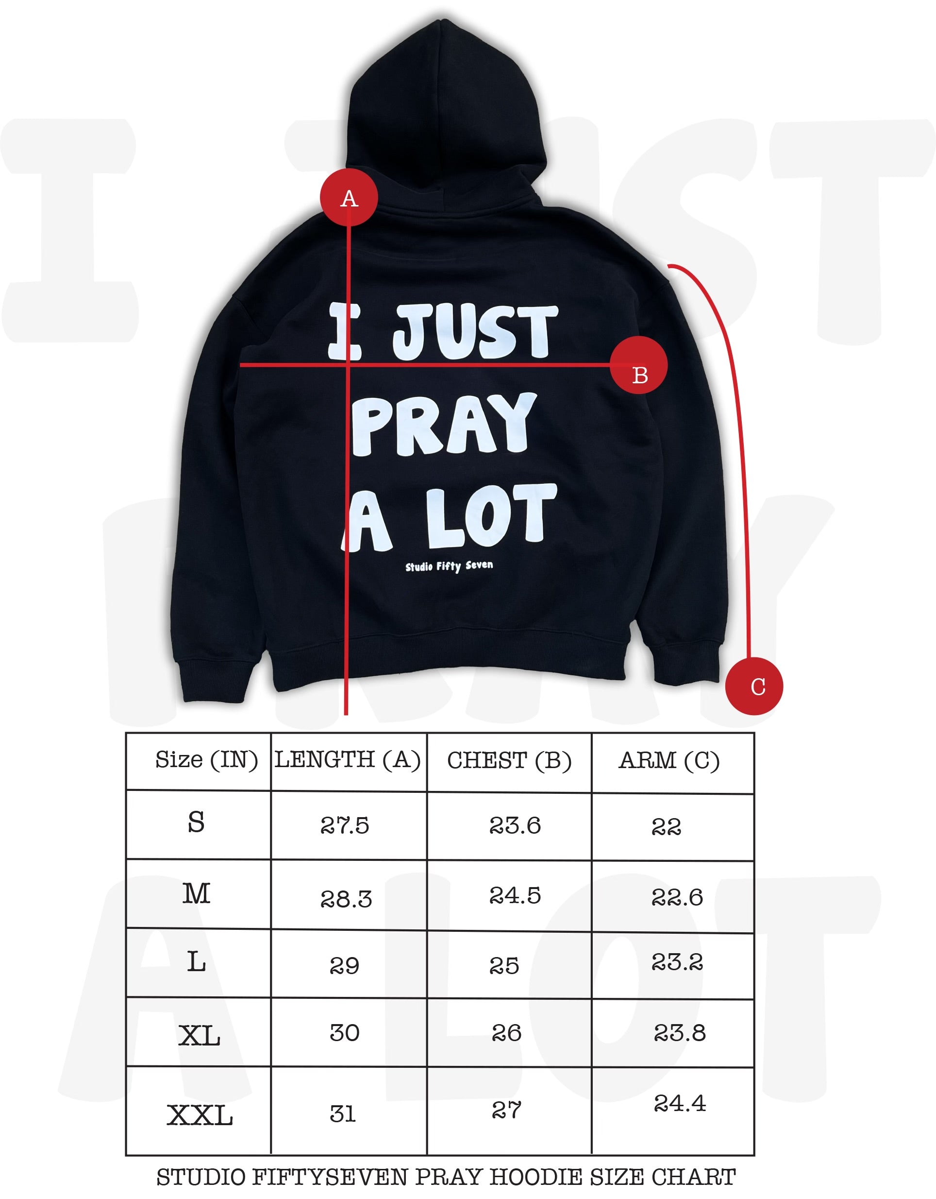 “ I PRAY A LOT “ Hoodie