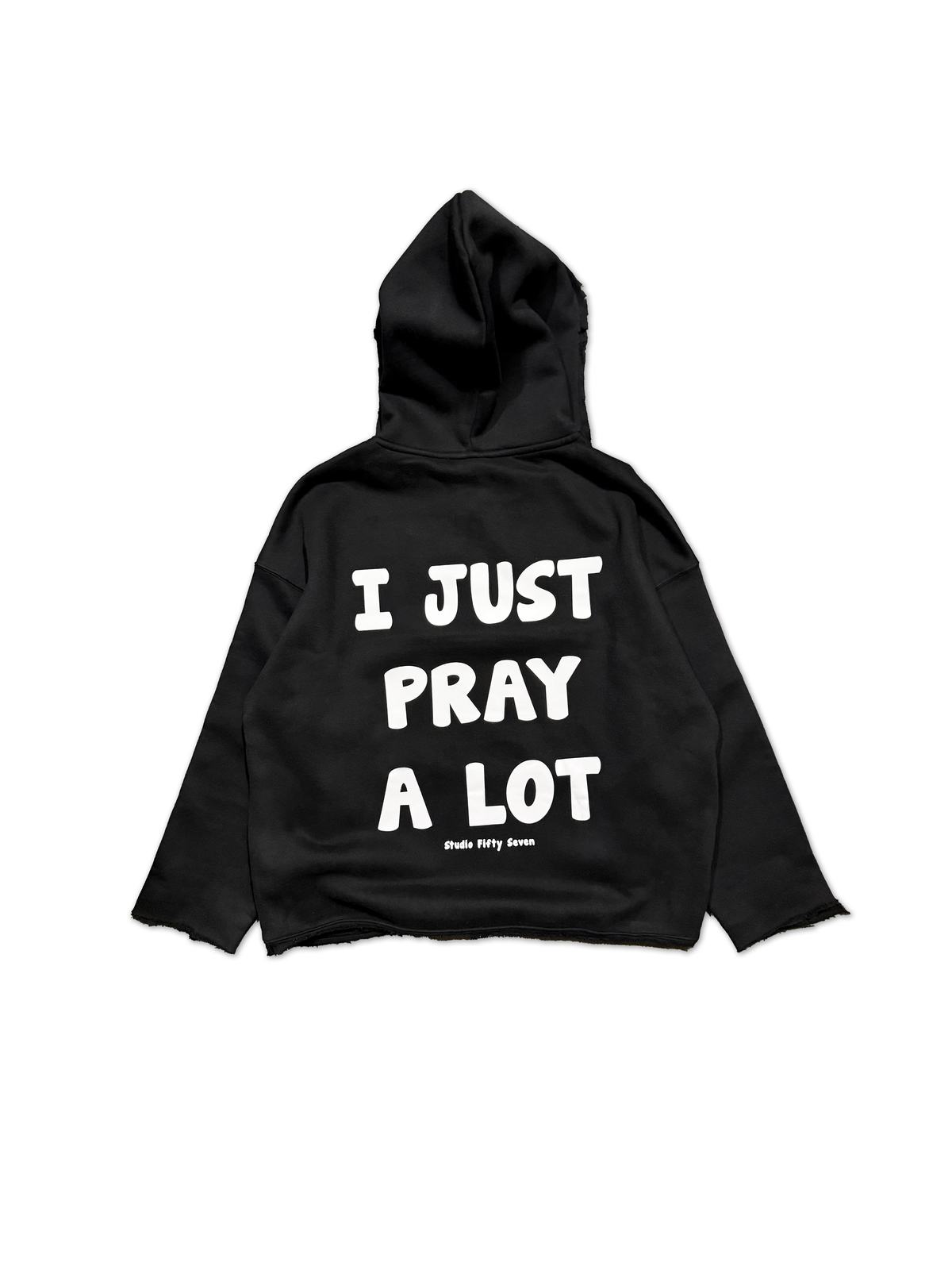 THRASHED PRAY A LOT HOODIE