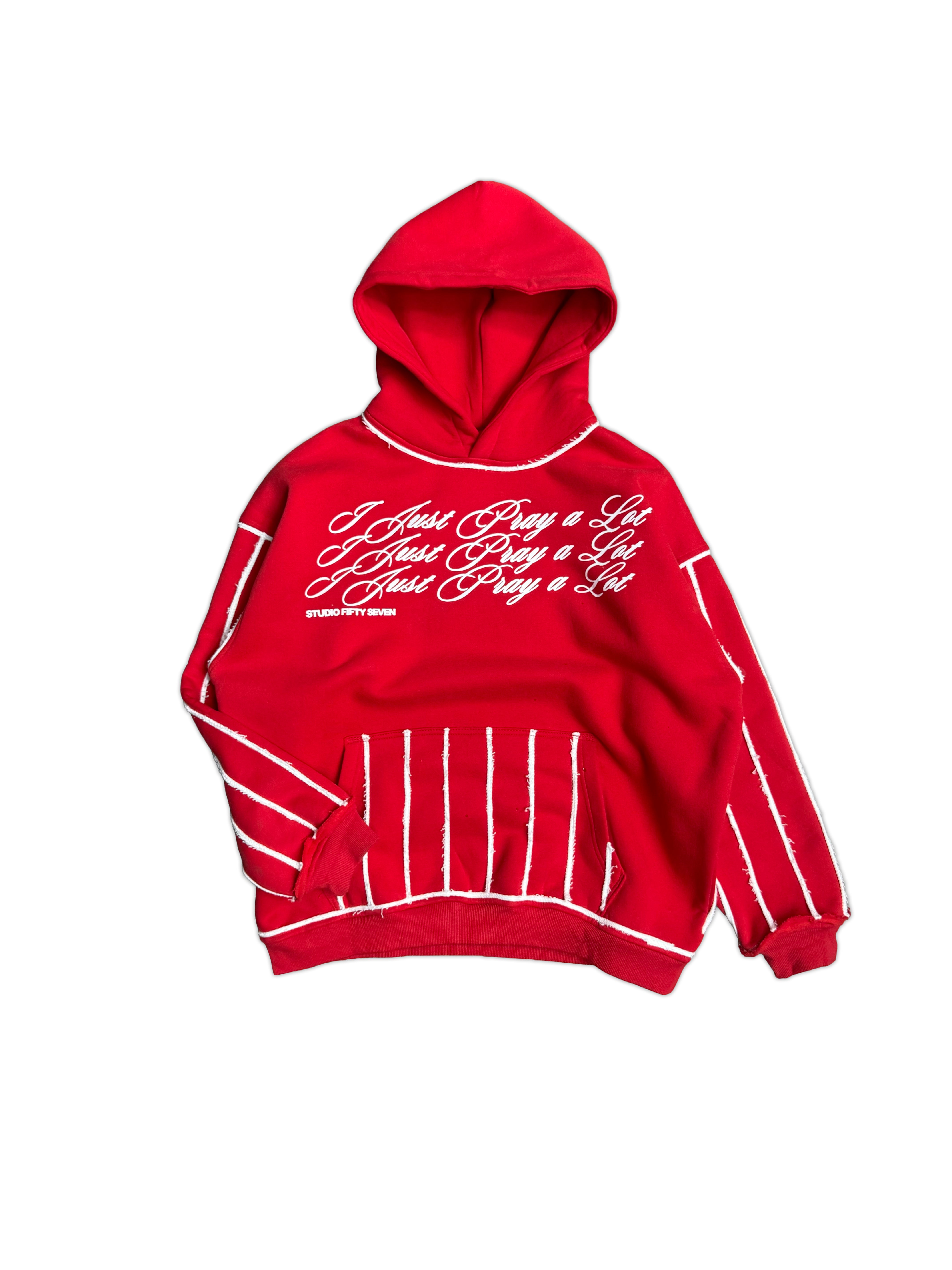 SCRIPT PRAY A LOT CLEVELAND HOODIE (M)