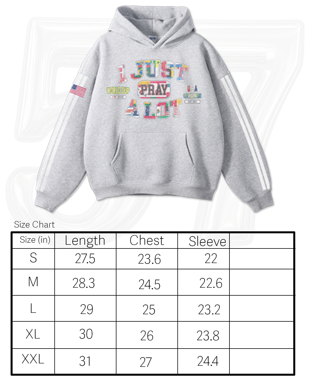 LIMITED EDITION WORLD CUP HOODIE (L)